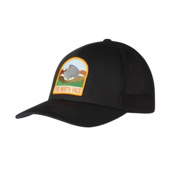 THE NORTH FACE TRUCKEE TRUCKER HAT - TNF BLACK/VALLEY PATCH - Picture 1 of 7